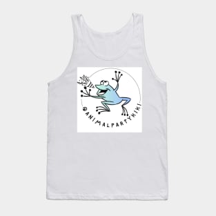 Animal Party Kiki - Blue Tank Top